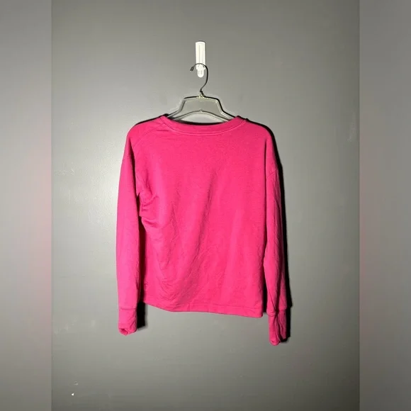 Athleta Solitude Sweatshirt in Tulip Pino Heather Size Medium - Picture 3 of 6